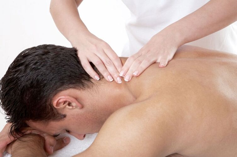 massagem no pescoço para osteocondrose
