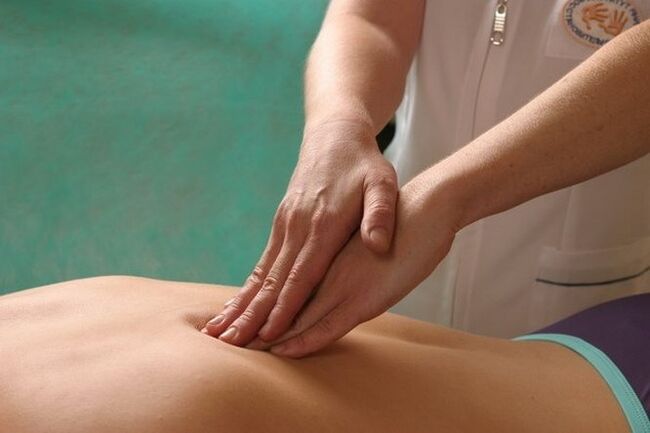 Massagem para osteocondrose